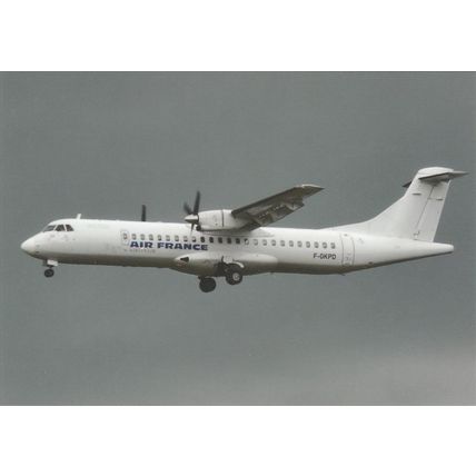 Air France Airlinair ATR72 202 Civil Aircraft Postcard (A22069)