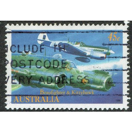 Australia 1996 Military Aviation 45c Multicoloured SG1578 GU