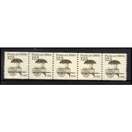 2133 12.5c Pushcart Fine MNH Dry Gum PNC 1/5 X2178
