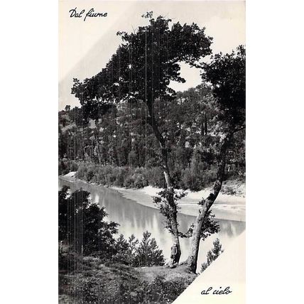 Dal Fiume-al cielo Italy Postcard unused VGC