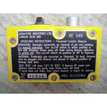 Sarbe 7 RAF Distress Beacon