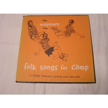The Wagoners 10" LP with Original Cover & Booklet LP-FOLK SONGS FOR CAMP