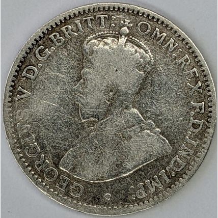 AUSTRALIA 1921 Threepence, No 'M' under date, 92.5% Silver (A - D)