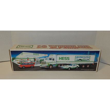 1992 Hess Toy Truck 18 Wheeler and Racer Original Box New