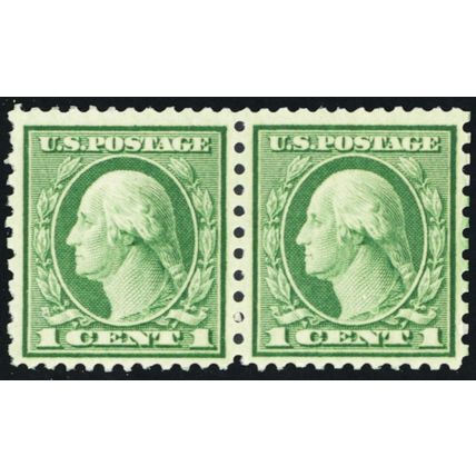 538, Mint FVF NH 1¢ Well Centered Pair * Stuart Katz