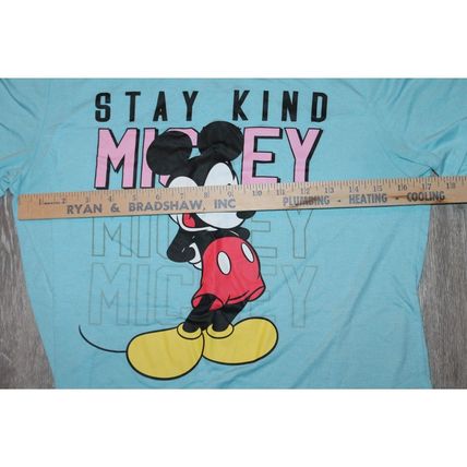 DISNEY MICKEY MOUSE STAY KIND GRAPHIC PRINT SHORT SLEEVE TEE SHIRT L11-13