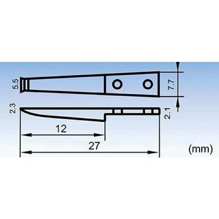 Tweezer Replaceable Tips Vetus ESD-250