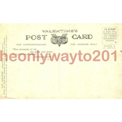 Charing Cross, Glasgow, Scotland, Postcard, Valentine Art Colour
