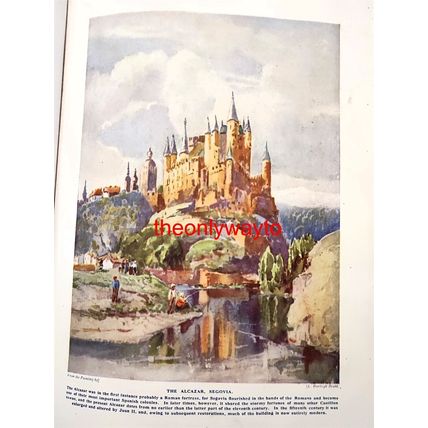 The Alcazar, Segovia, Spain, Book Illustration (Print), c1920