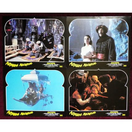 ARABIAN ADVENTURE (1979) original release Lobby cards ***Christopher Lee***