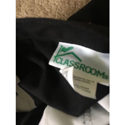 1pc Classroom Boys Black Shorts Pockets Casual School Uniform Size 12