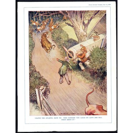 GRAVE SOCIAL BLUNDER 1934 Fougasse PUNCH CARTOON PAGE