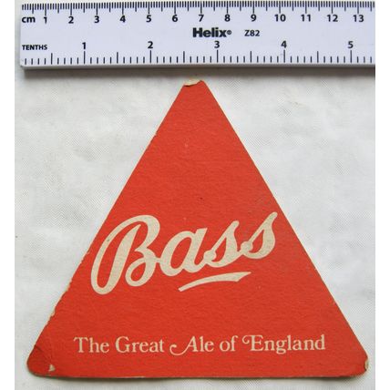 Vintage Beer Mat - Bass the Great Ale of England