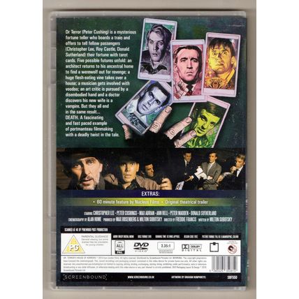 Dr Terror's House of Horrors (1964) DVD Peter Cushing/Christopher Lee