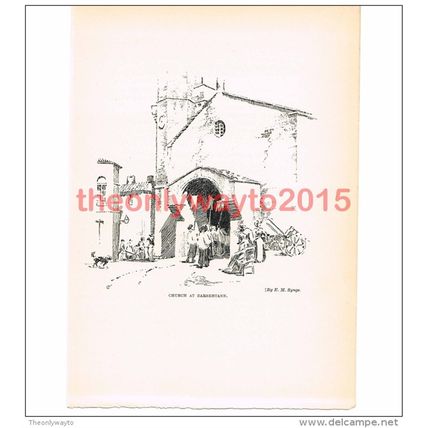 Church at Barbentane, France, Book Illustration (Print), c1906