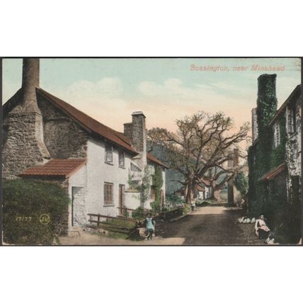 Bossington, near Minehead, Somerset, c.1905-10 - Valentine's Postcard