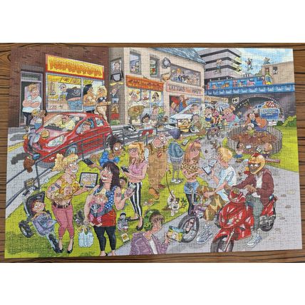 2 x Wasgij Destiny 1000 piece jigsaw puzzles