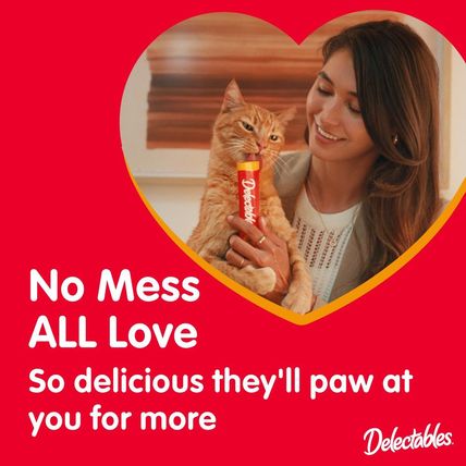 Delectables Squeeze up Variety Pack, Creamy Squeezable Puree, Lickable Wet Cat T