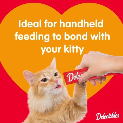 Delectables Squeeze up Variety Pack, Creamy Squeezable Puree, Lickable Wet Cat T