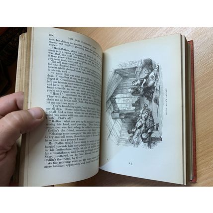 1914 CHARLES DICKENS OLD CURIOSITY SHOP FIRESIDE EDITION FICTION HB BOOK (P4)