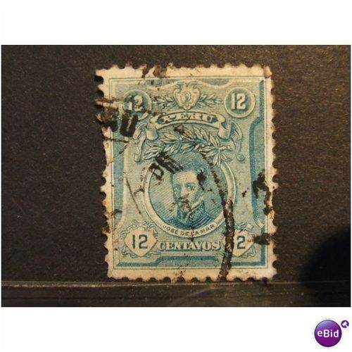 peru 1909 SG 378 USED