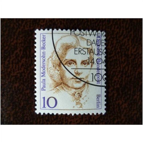 West Berlin Germany 1986 Famous Women Paula Modersohn-Becker used stamp SGB733