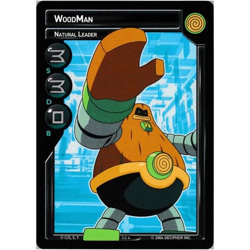 MegaMan TCG Grave - #3C4 - WoodMan: Natural Leader