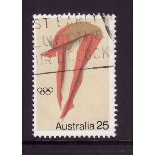 AUSTRALIA 1976 OLYMPIC GAMES SG 625 DIVING FINE USED#2