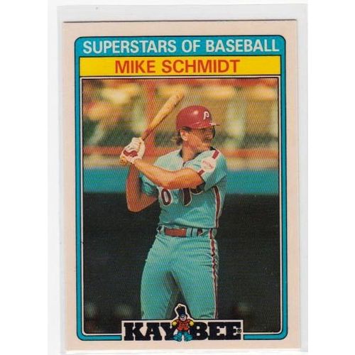 1987 Kay Bee Mike Schmidt Superstars of Baseball card #29 -HOF- Phillies