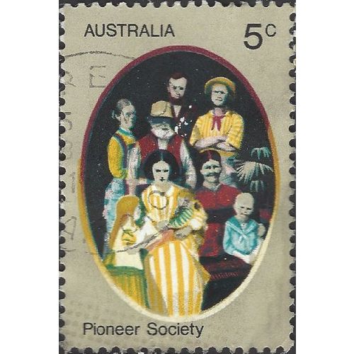 AUSTRALIA, Pioneer Society, brown 1972, 5c, #7