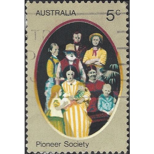 AUSTRALIA, Pioneer Society, brown 1972, 5c, #5