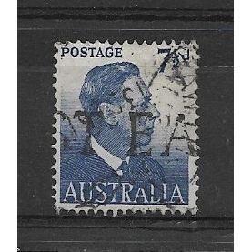 Australia.SG251 7 1/2d King George VI (Blue).Fine Used.June19