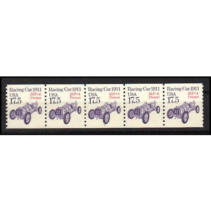2262a 17.5c Race Car Very Fine MNH Dry Gum PNC 1/5 X1034
