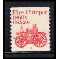 1908 20c Fire Pumper Fine MNH Dry Gum CNS 13 PA5719