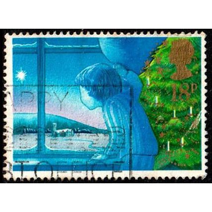 Great Britain 1987 Christmas 18p Used Stamp