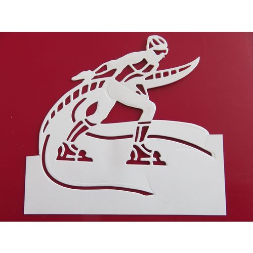 6 x Die Cuts Speed Skater