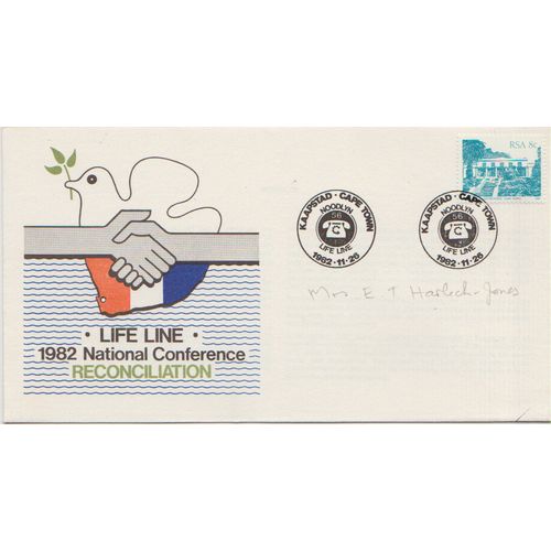 South Africa 1982 Lifeline National Conference Special Cover see other listings