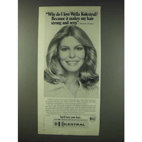 1978 Wella Kolestral Ad - Marjorie Wallace