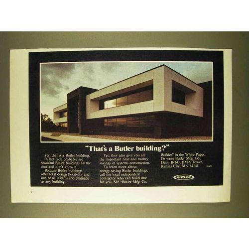 1979 Butler Building Ad