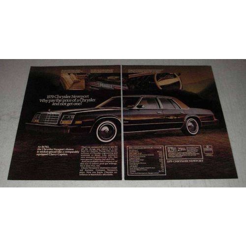 1979 Chrysler Newport 4-Door Ad - Why Pay The Price