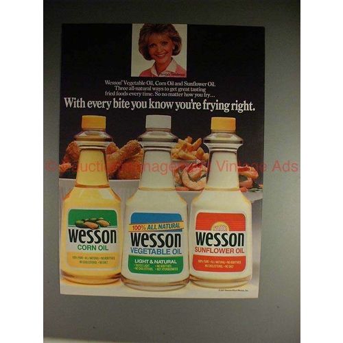 1988 Wesson Oil Ad w/ Florence Henderson - Frying Right