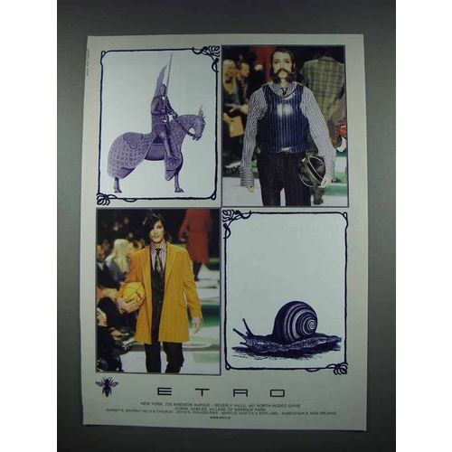 2004 Etro Fashion Ad
