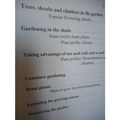 The Avalon Gardener:A Newfoundland Horticultural Society Guide,Ornamental Garden