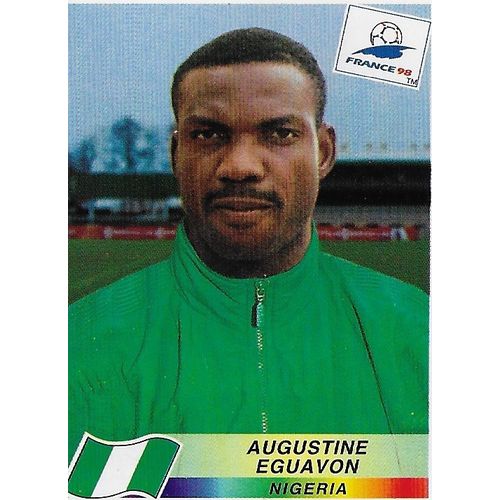 Panini's FIFA World Cup France 1998 Stickers: No.252 - Eguavoen