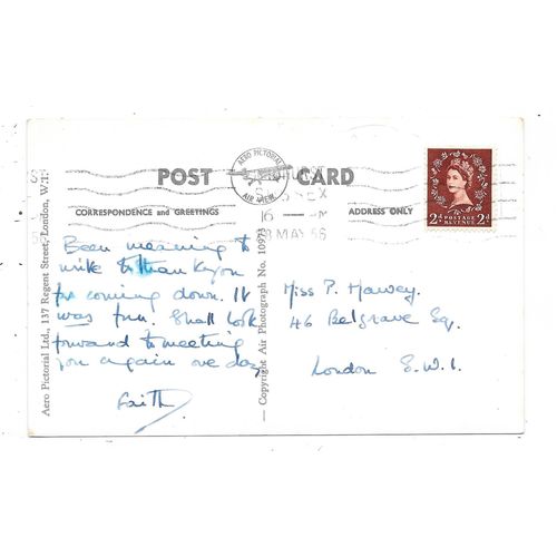 REAL PHOTO AERIAL VIEW POSTCARD OF EDWARD V11 SANATORIUM MIDHURST SUSSEX (3585)