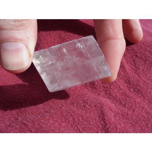 T Optical Calcite Raw Iceland Spar Crystal Meditation Spiritual Energy Work