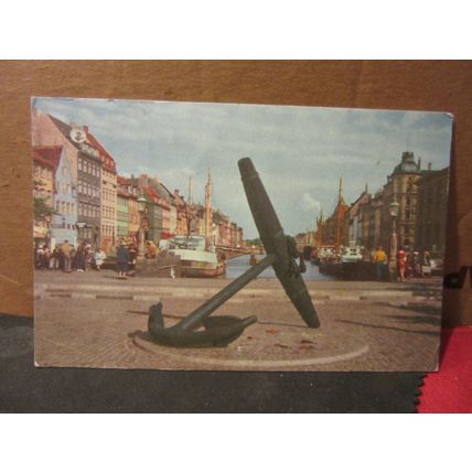NYHAVN, COPENHAGEN, DENMARK ..used postcard. 1956 postmark #