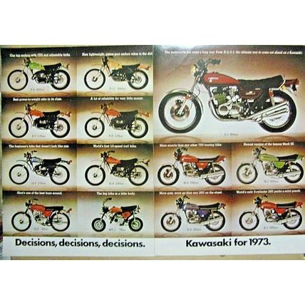 Kawasaki magazine ad-1973