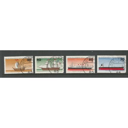 Germany Berlin 1977 Youth Welfare, Ships Used Set SG B 527 / B 530