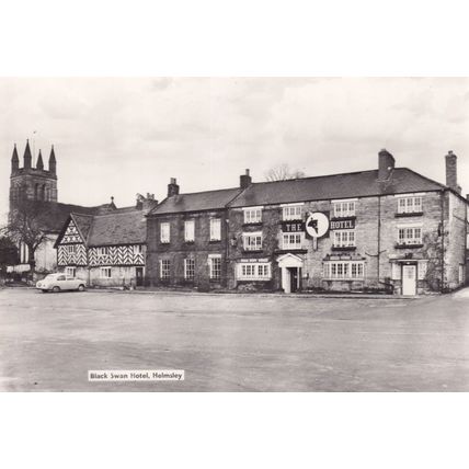 Black Swan Hotel Helmsley Yorkshire Real Photo Postcard